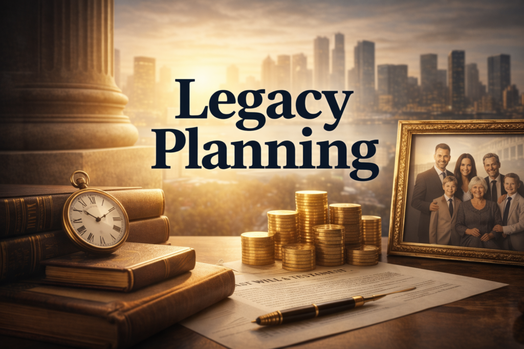Legacy planning strategy focused on long-term wealth protection, family security, and structured generational continuity.