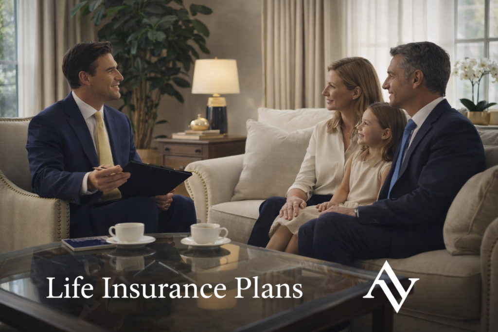 Life insurance Plans reflecting long-term protection, wealth planning, and family security.
