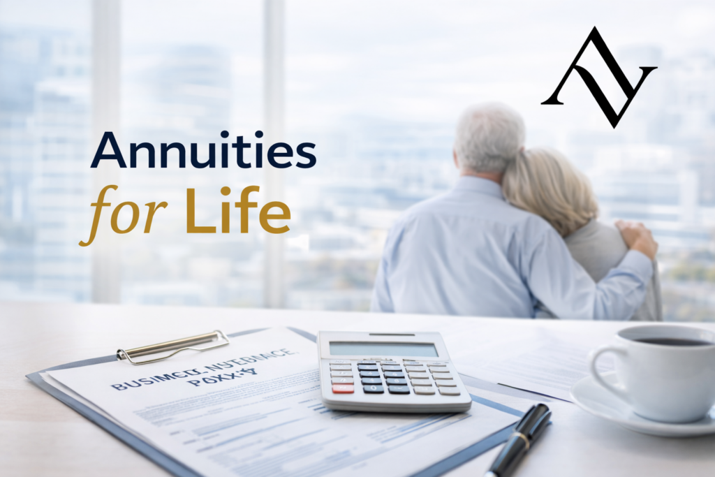 Annuities for life- Alta Vida Unlimited- retirement income security and financial stability.