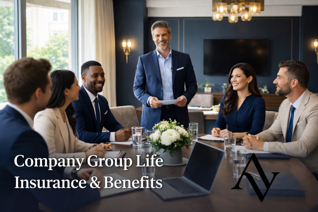 Company group life insurance and group benefits strategy session.