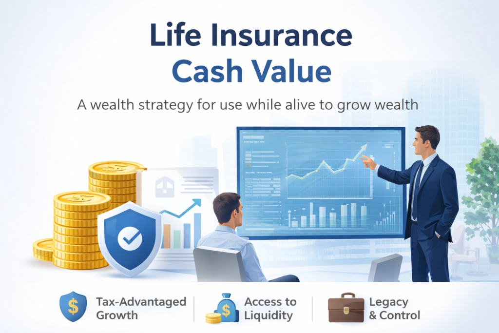 Life insurance - Cash Value strategy disciplined wealth growth, financial control, and long-term protection while alive.